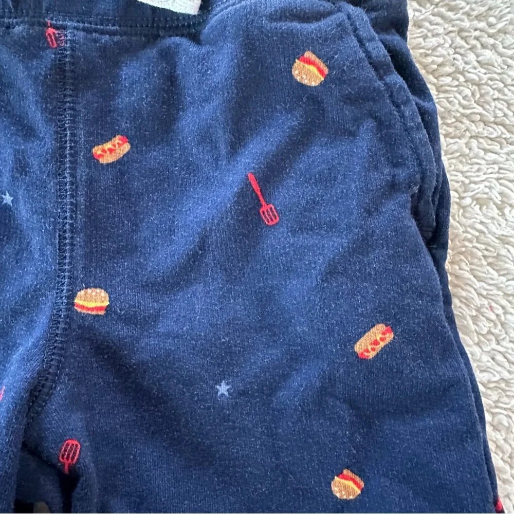 Carter’s Hamburger Hotdog Kids Shorts